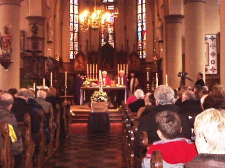 Uitvaart in de Parochiekerk van Heythuysen
